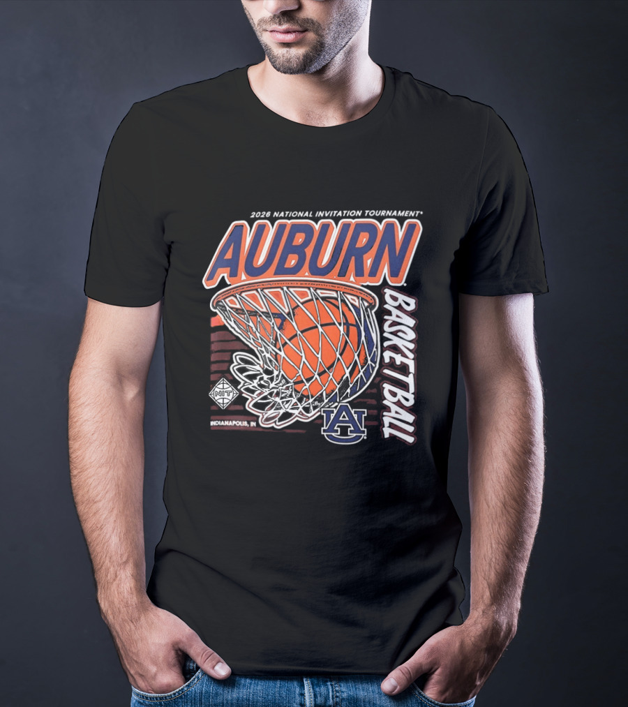 2026 National Invitation Tournament Auburn Basketball Indianapolis T-Shirt