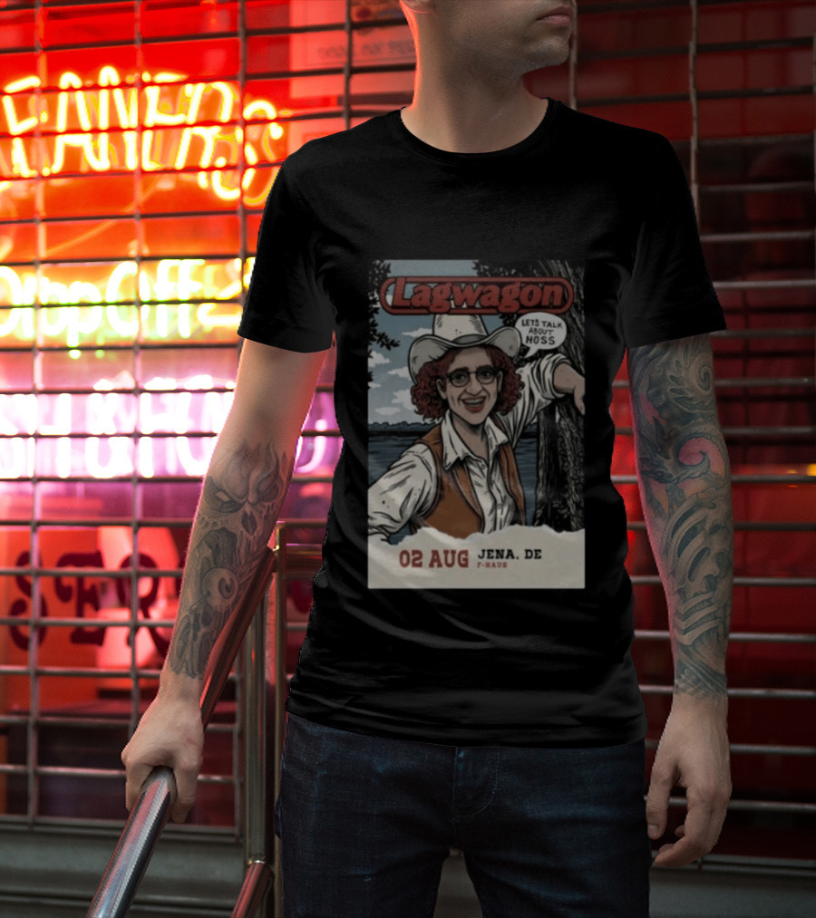 Lagwagon Let's Talk About Hoss 02 Aug Jena DE F Haus T-Shirt