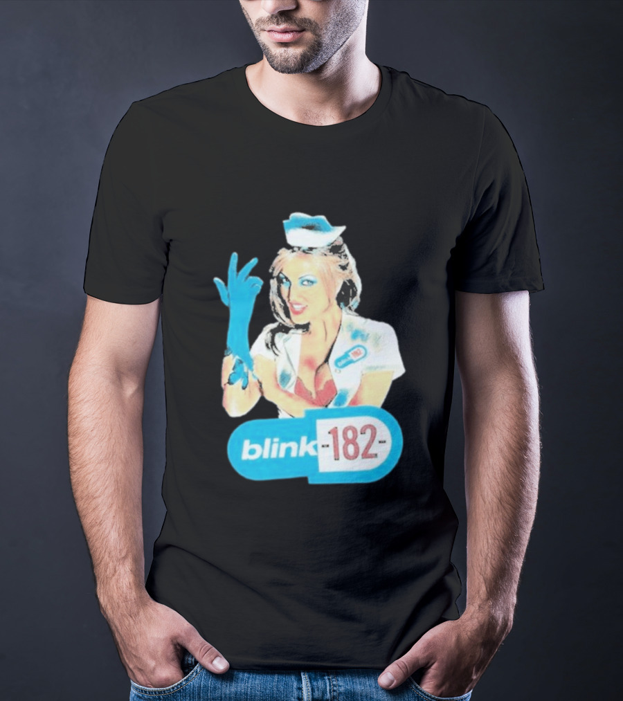 Blink 182 Enema Of The State Nurse Glove T-Shirt