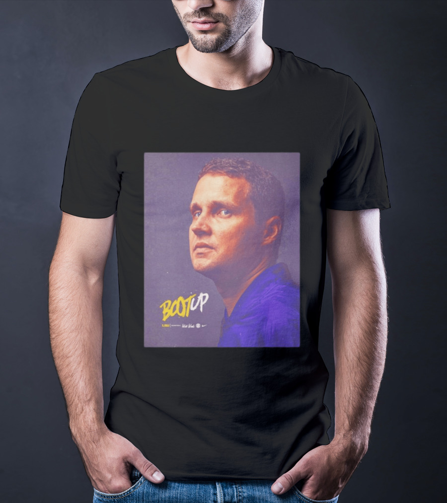 BOOT UP Will Wade LSU Nike Basketball Coach T-Shirt