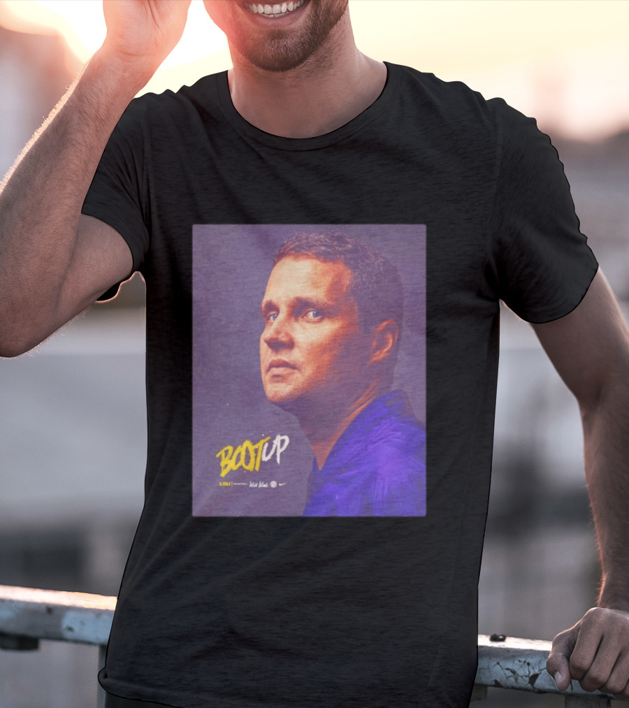 BOOT UP Will Wade LSU Nike Basketball Coach T-Shirt