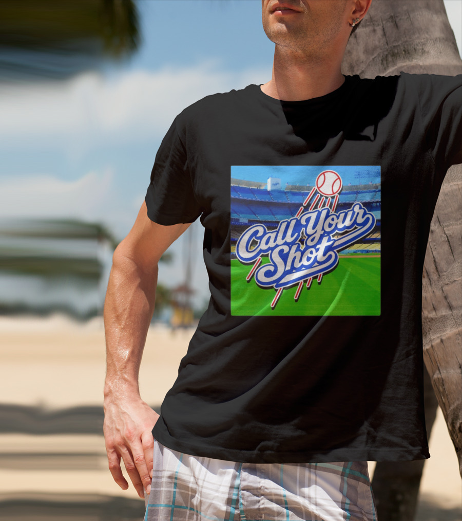Call Your Shot Los Angeles Dodgers Stadium Baseball T-Shirt