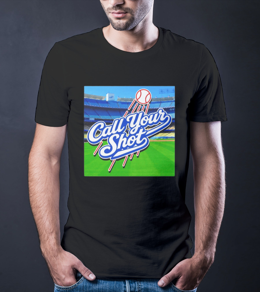 Call Your Shot Los Angeles Dodgers Stadium Baseball T-Shirt