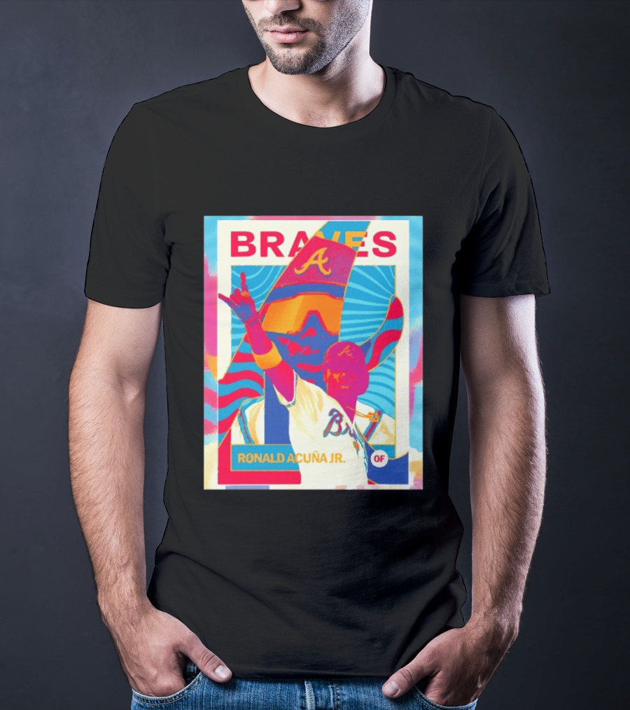 Ronald Acuña Jr OF Braves Atlanta Baseball T-Shirt