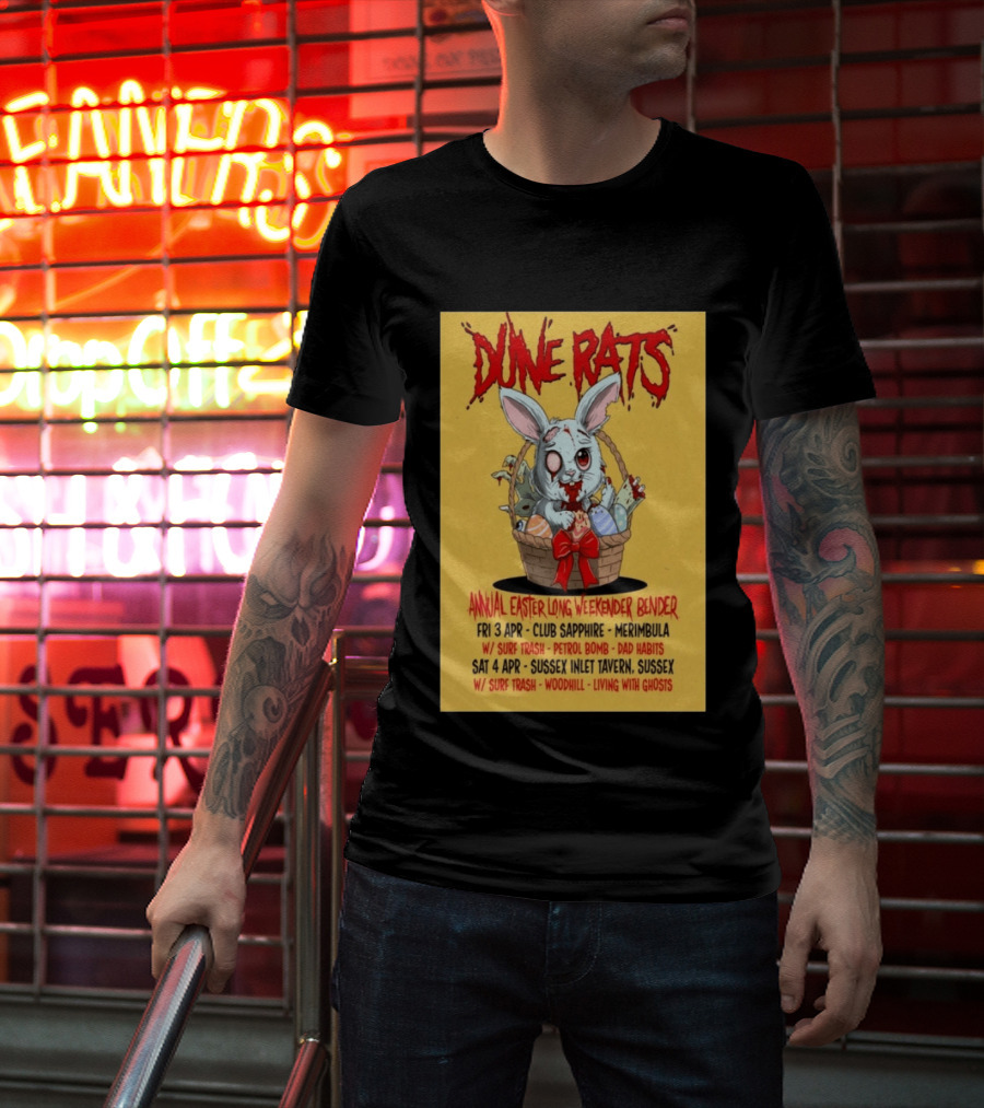 Dune Rats Apr 3 2026 Club Sapphire In Merimbula Australia T-Shirt