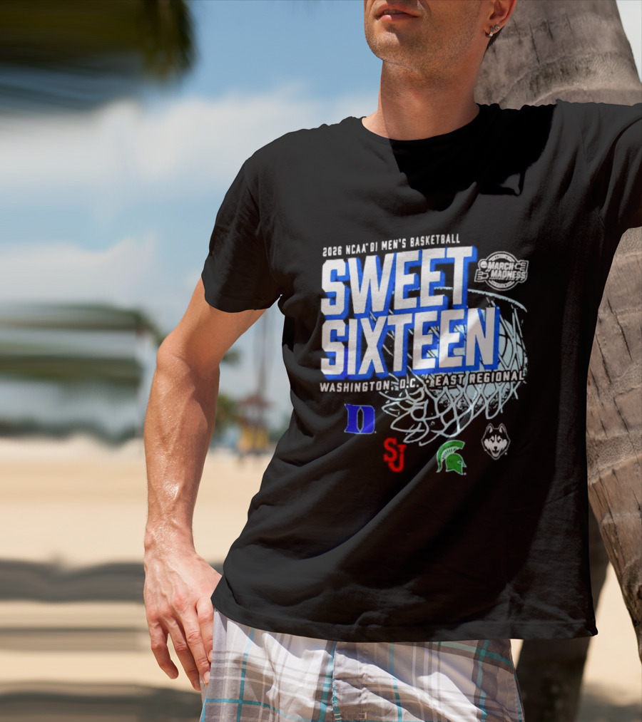 2026 NCAA Men's Basketball Sweet Sixteen Washington DC East Regional March Madness T-Shirt