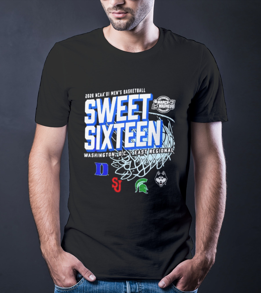 2026 NCAA Men's Basketball Sweet Sixteen Washington DC East Regional March Madness T-Shirt