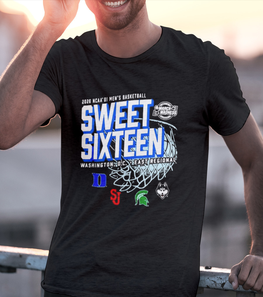 2026 NCAA Men's Basketball Sweet Sixteen Washington DC East Regional March Madness T-Shirt