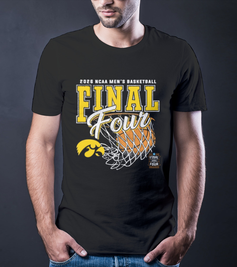 2026 NCAA Men's Basketball Final Four Iowa Hawkeyes Tournament T-Shirt