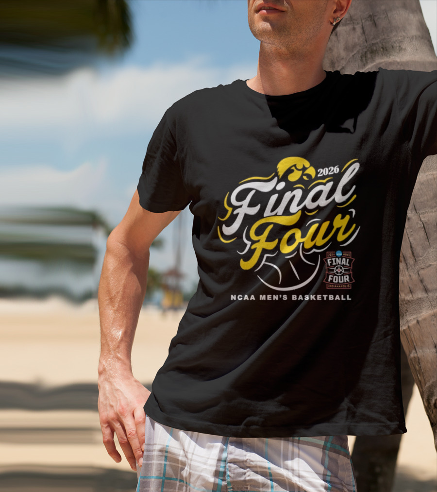 Iowa Hawkeyes 2026 Final Four NCAA Men's Basketball March Madness T-Shirt