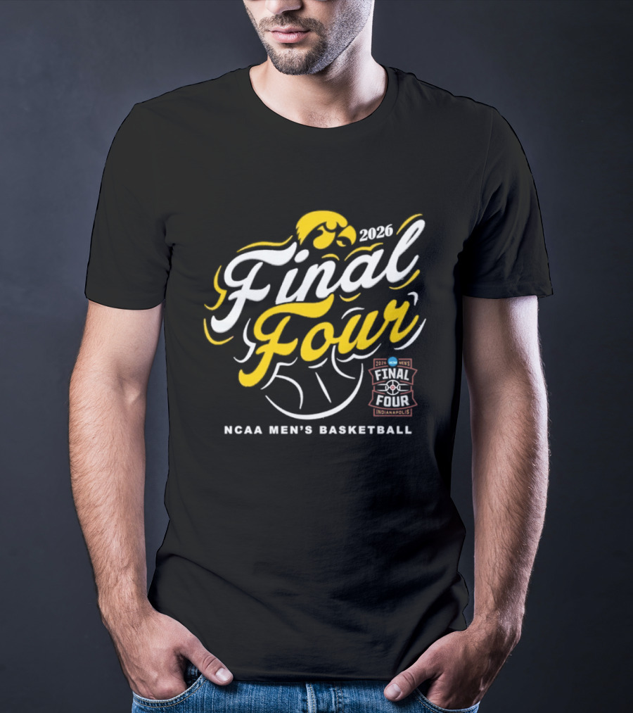 Iowa Hawkeyes 2026 Final Four NCAA Men's Basketball March Madness T-Shirt