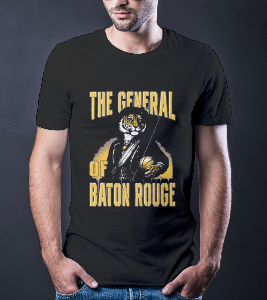 The General Of Baton Rouge Pocket Tiger Conductor Baton Rouge T-Shirt