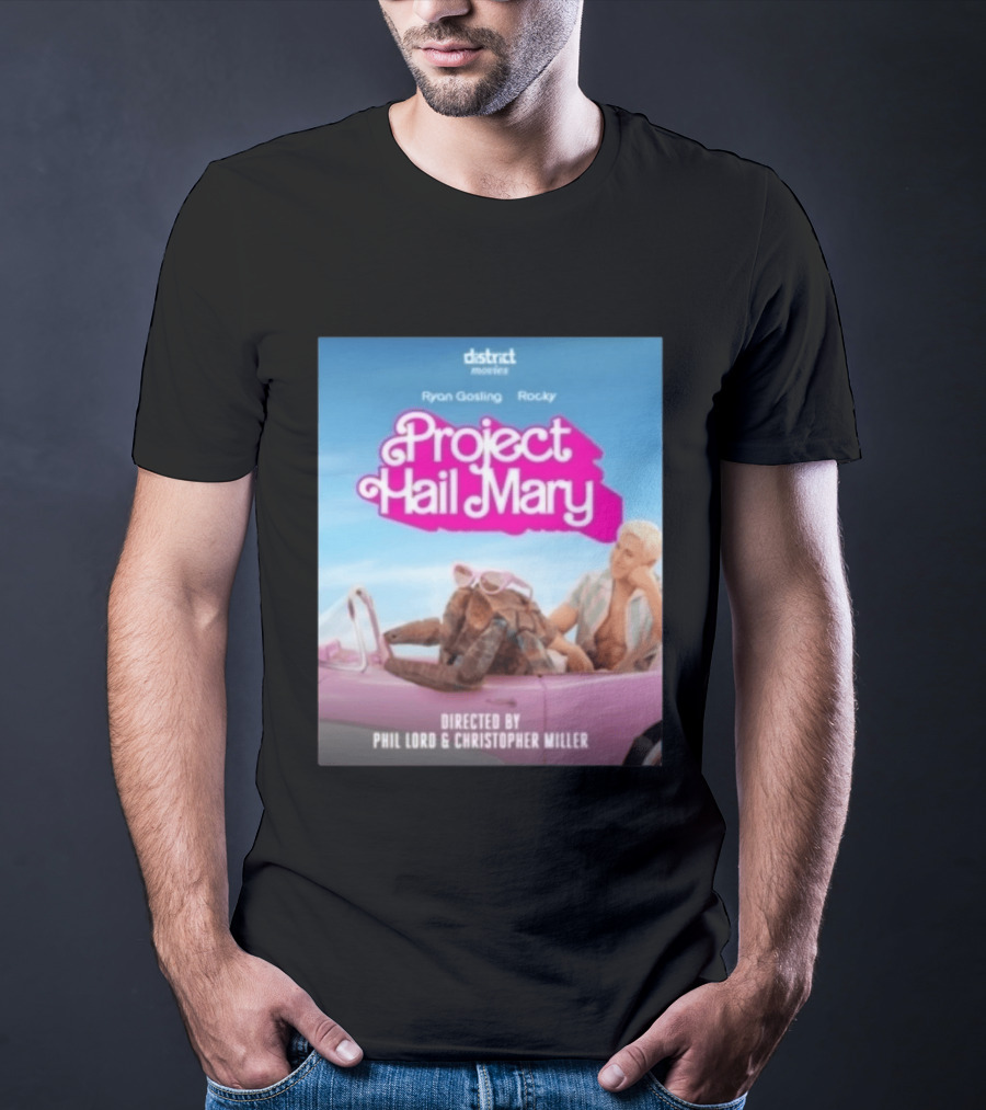 Ryan Gosling Rocky Project Hail Mary Barbie Movie Mashup Directed By Phil Lord Christopher Miller T-Shirt