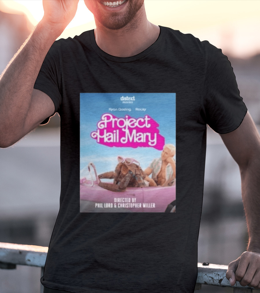 Ryan Gosling Rocky Project Hail Mary Barbie Movie Mashup Directed By Phil Lord Christopher Miller T-Shirt