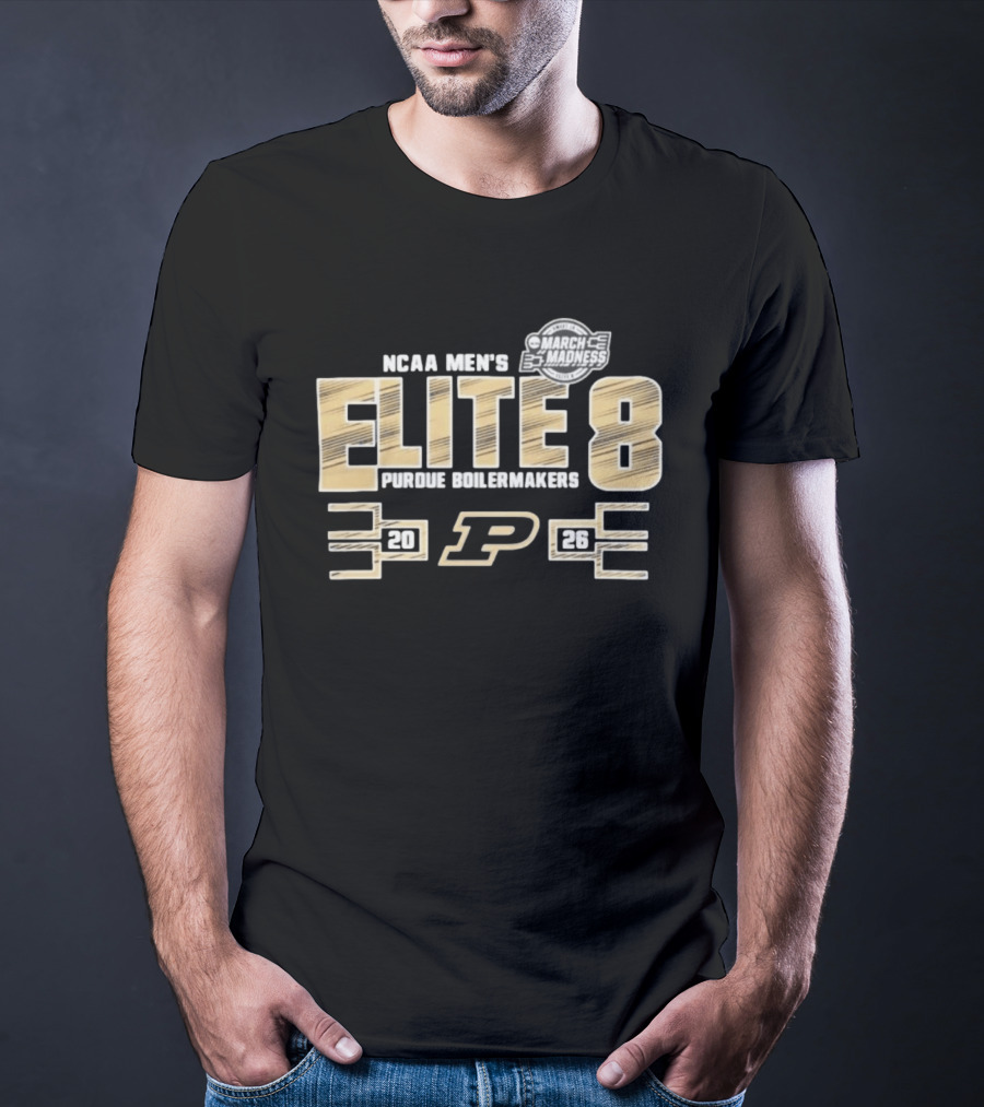 NCAA Men's March Madness Elite 8 Purdue Boilermakers 2026 T-Shirt