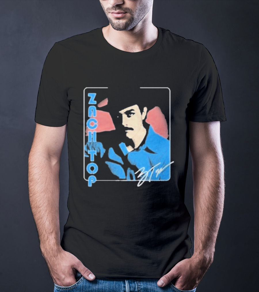 Zach Top ZTW Signature Blue And Red T-Shirt