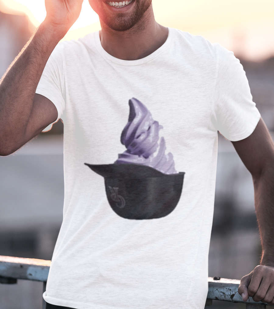 Colorado Rockies Boozy Ice Cream Purple Soft Serve Treat T-Shirt