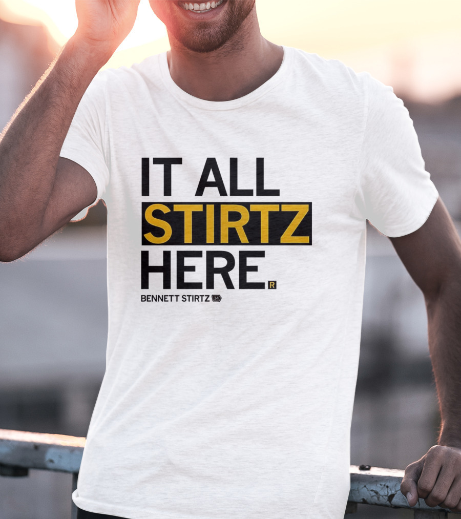 It All Stirtz Here Bennett Stirtz Iowa Hawkeyes Men's Basketball T-Shirt