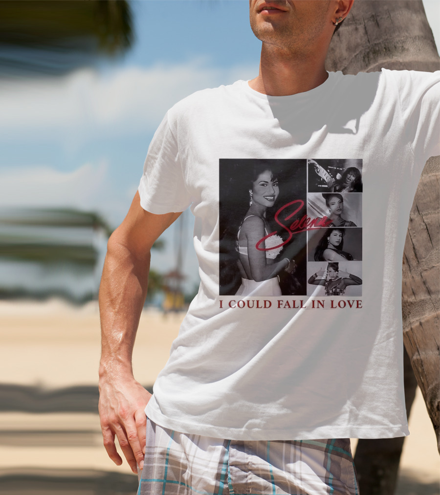 Selena Quintanilla I Could Fall In Love Photomontage T-Shirt
