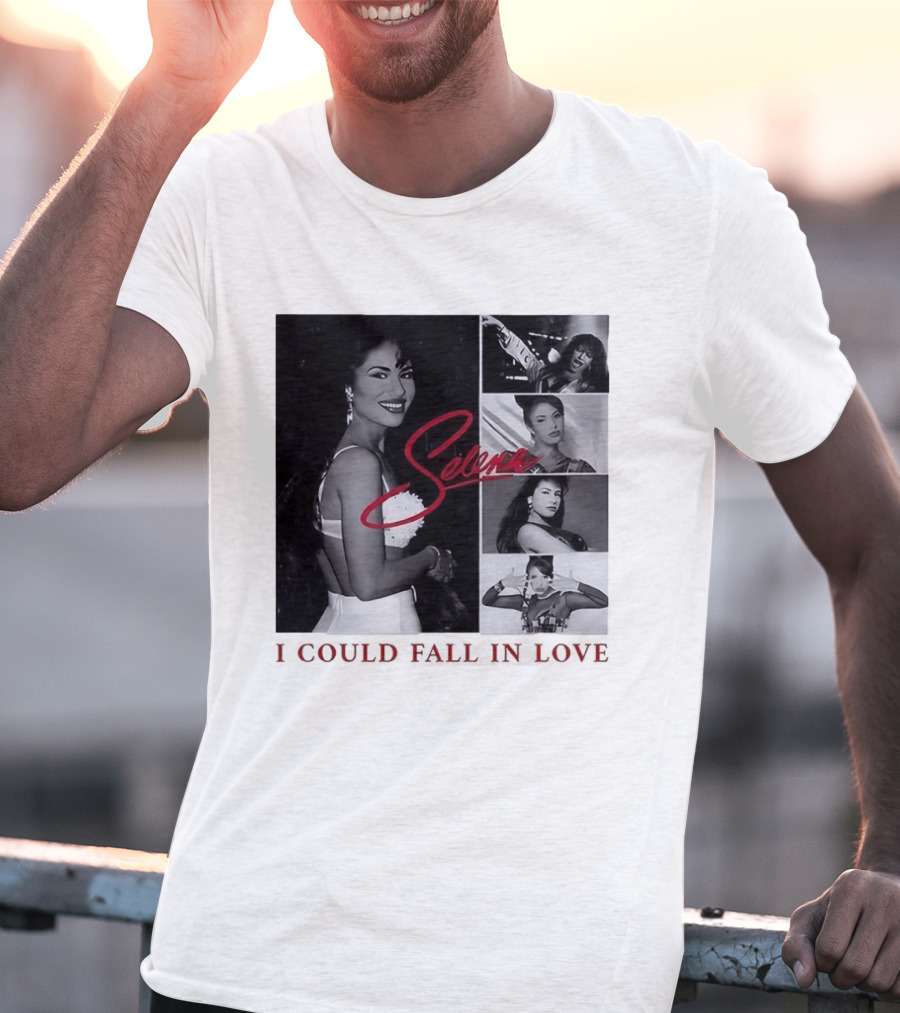 Selena Quintanilla I Could Fall In Love Photomontage T-Shirt