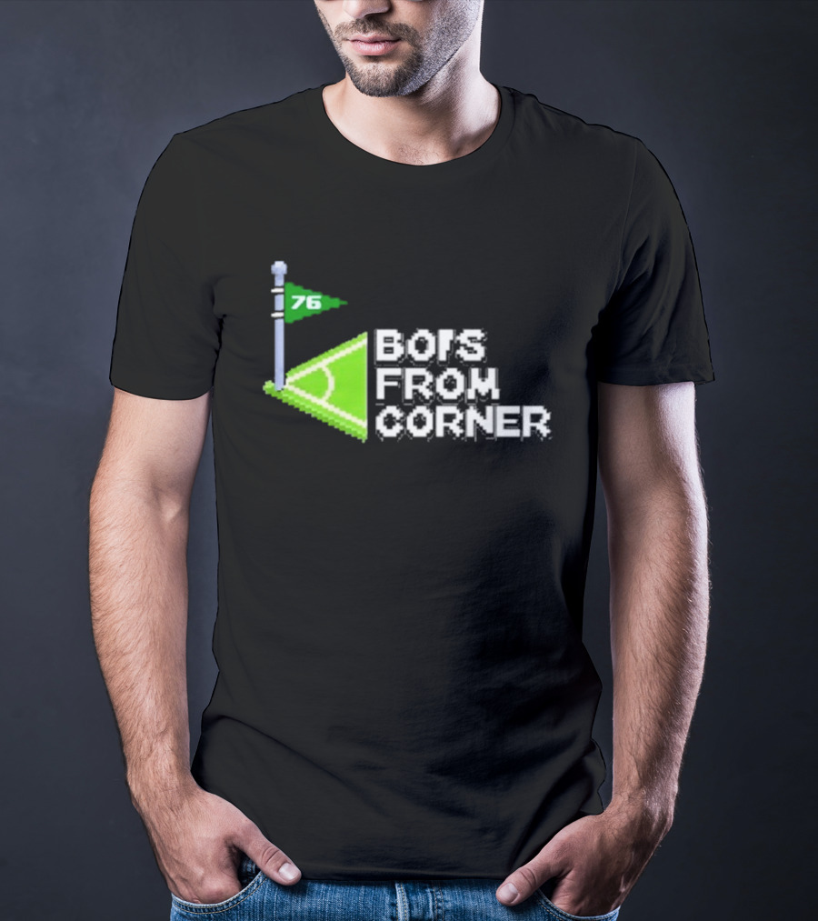 76 Bors From Corner Soccer Field T-Shirt