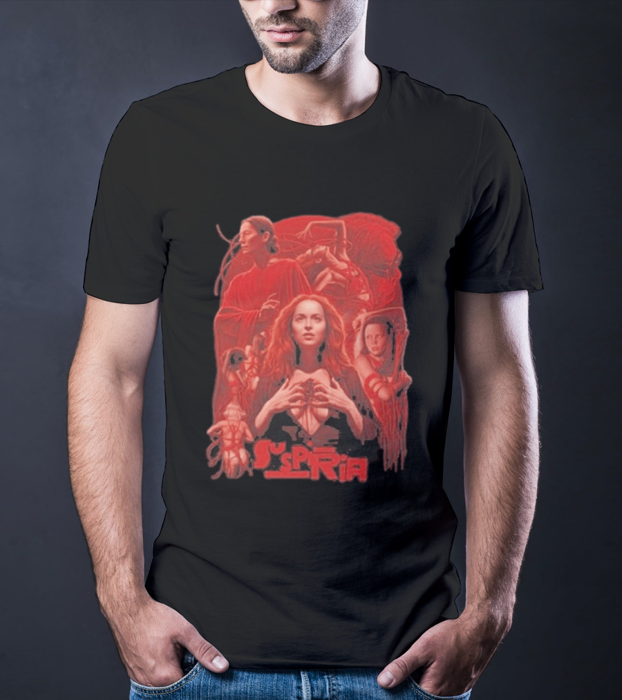 Suspiria 2018 Horror Movie Red Aesthetic Cast Collage T-Shirt