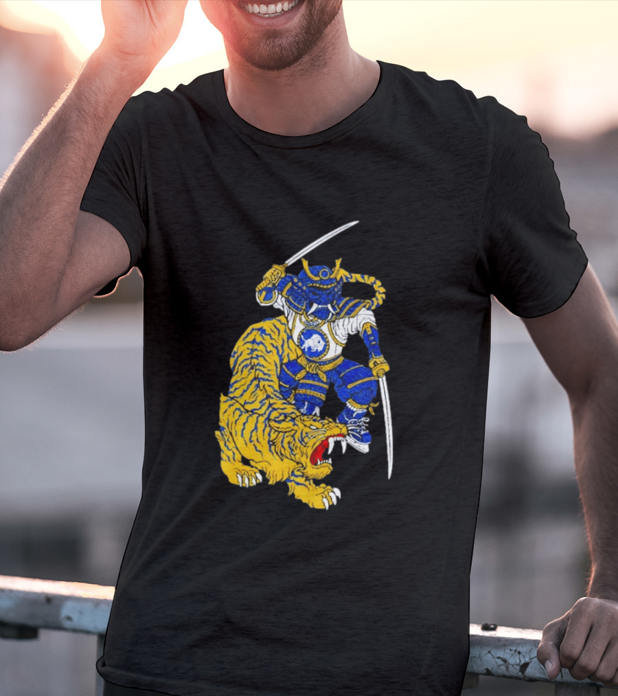 Warpath Buffalo Sabres Samurai With Tiger T-Shirt