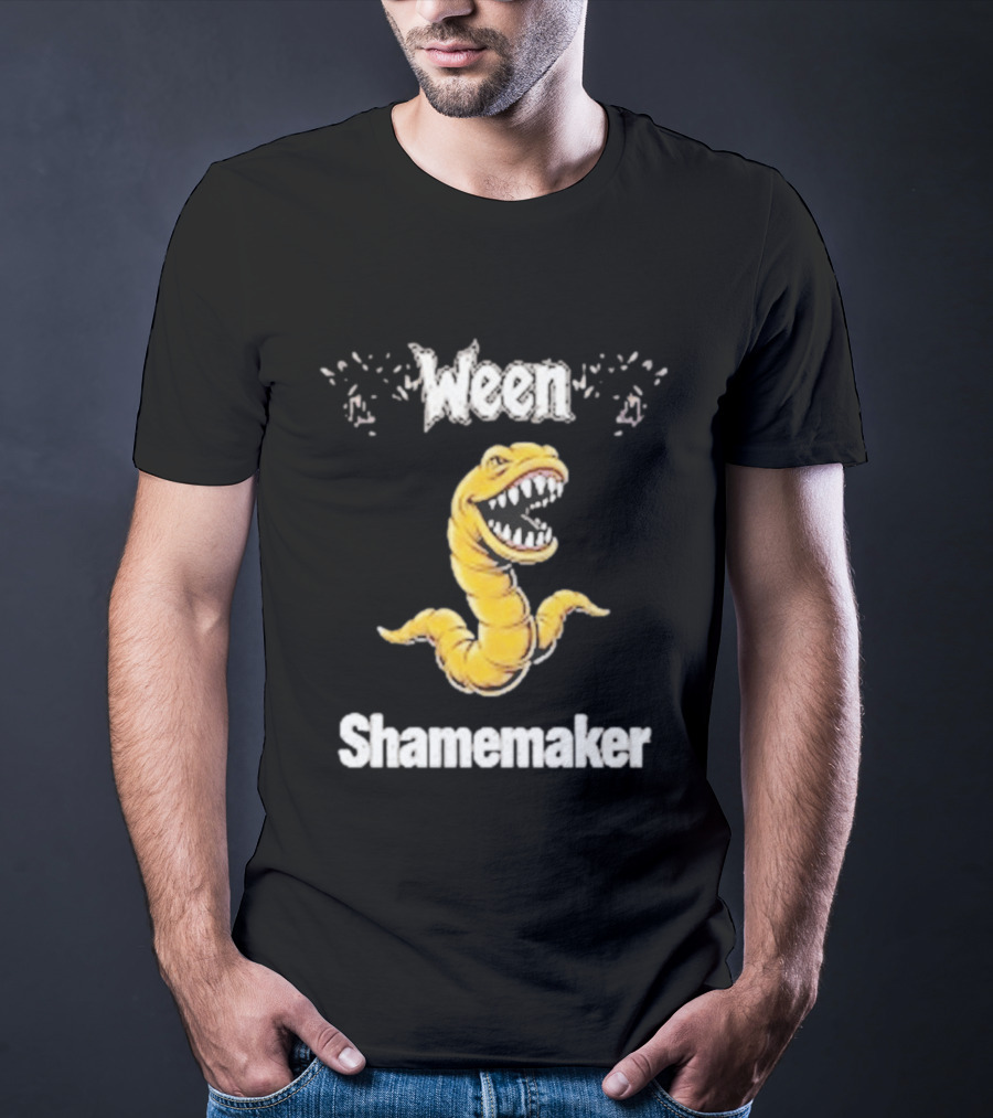 Ween Shamemaker Yellow Snake Teeth T-Shirt