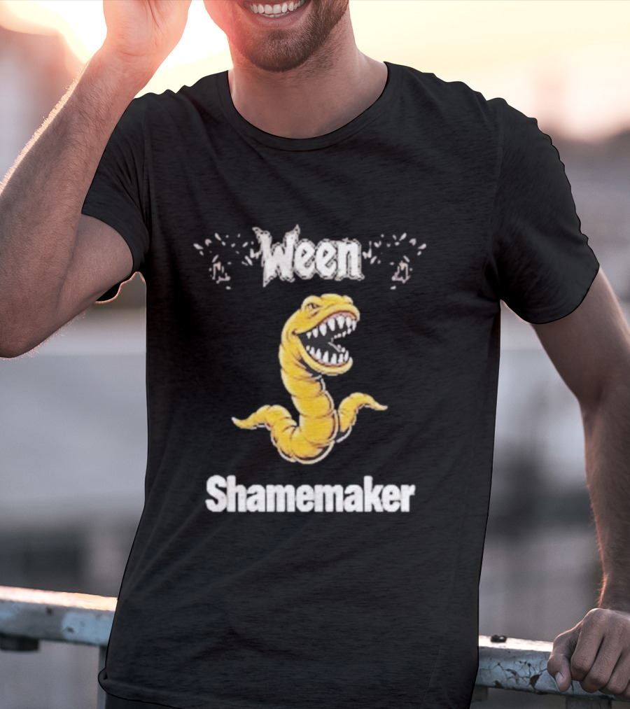 Ween Shamemaker Yellow Snake Teeth T-Shirt