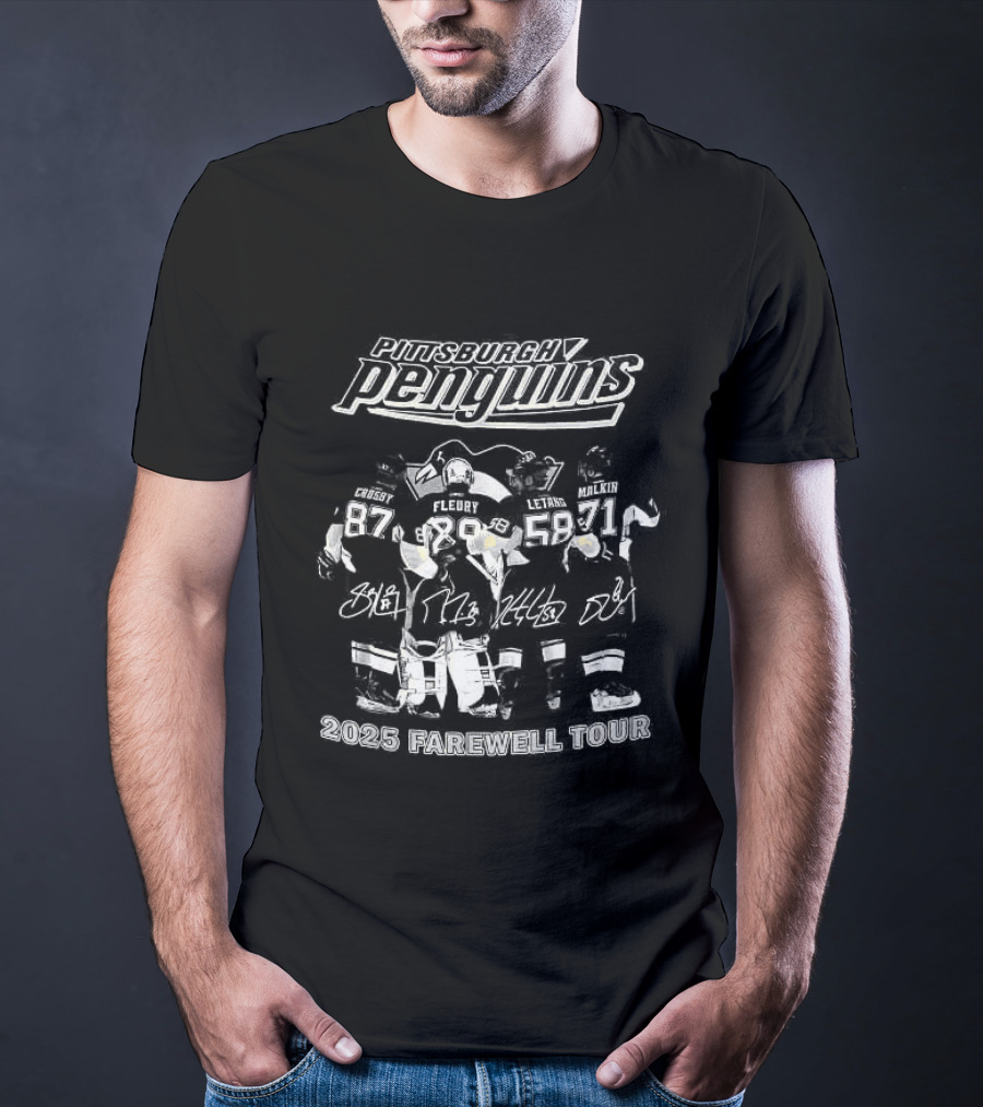 Pittsburgh Penguins 2025 Farewell Tour Celebration Go Pens Go T-Shirt