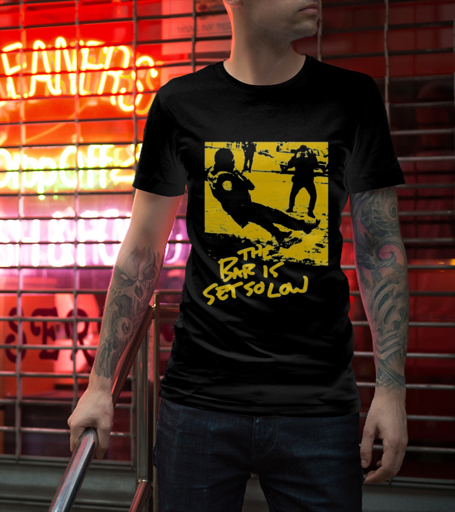 The Bar Is Set So Low Tug Of War Yellow T-Shirt