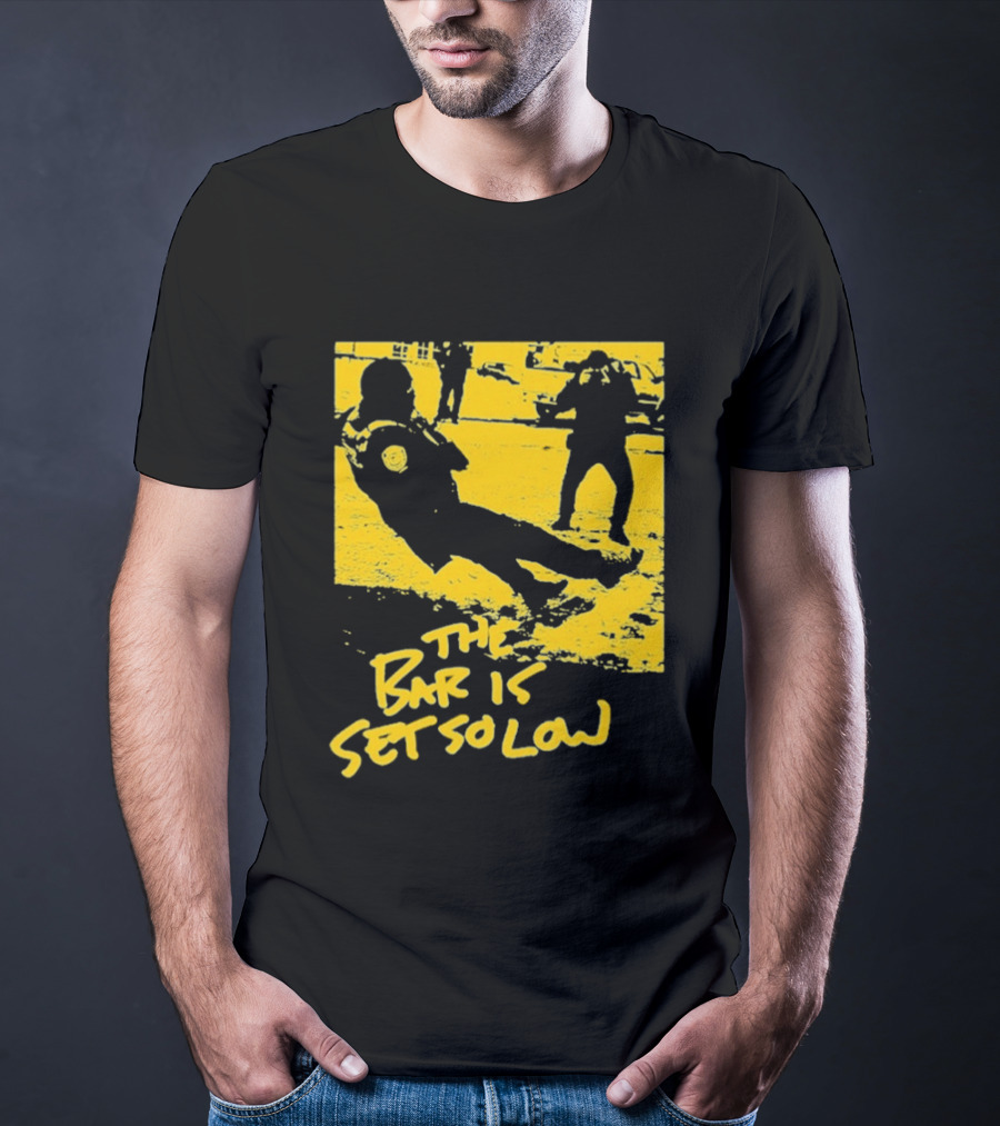The Bar Is Set So Low Tug Of War Yellow T-Shirt