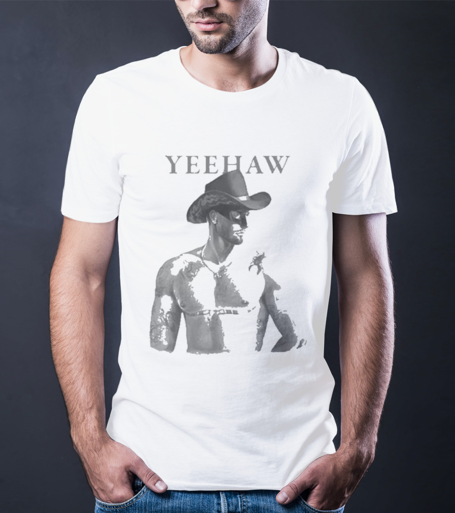 Yeehaw Orville Peck Pride 2024 Cowboy Hat T-Shirt