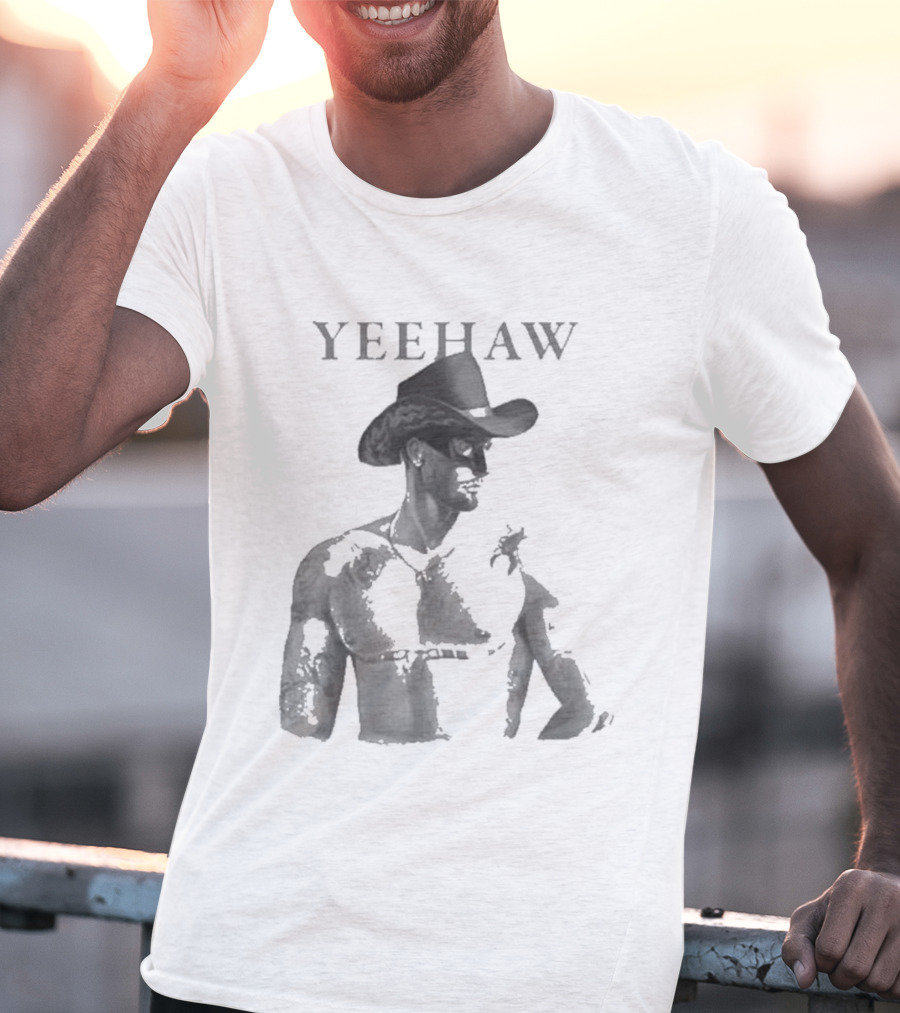 Yeehaw Orville Peck Pride 2024 Cowboy Hat T-Shirt