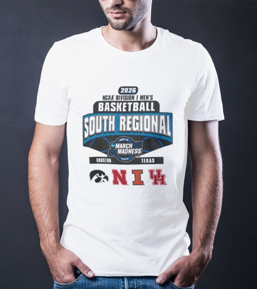 2026 NCAA DI Men's Basketball March Madness South Regional Iowa Northern Illinois Texas T-Shirt