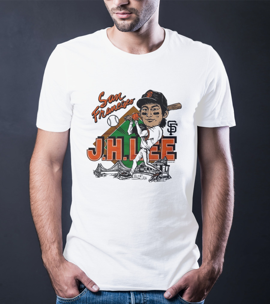 San Francisco Giants J.H. Lee Caricature T-Shirt