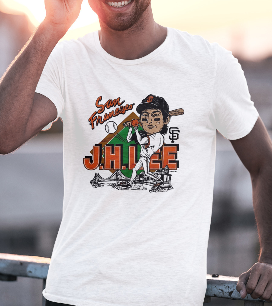 San Francisco Giants J.H. Lee Caricature T-Shirt