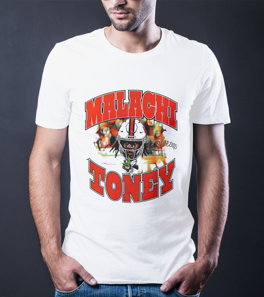Malachi Toney Baby Jesus Miami Hurricanes T-Shirt