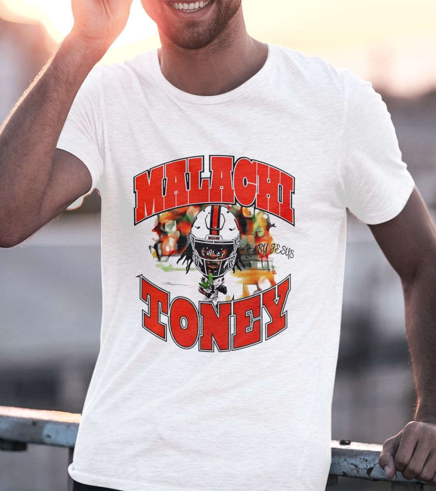 Malachi Toney Baby Jesus Miami Hurricanes T-Shirt