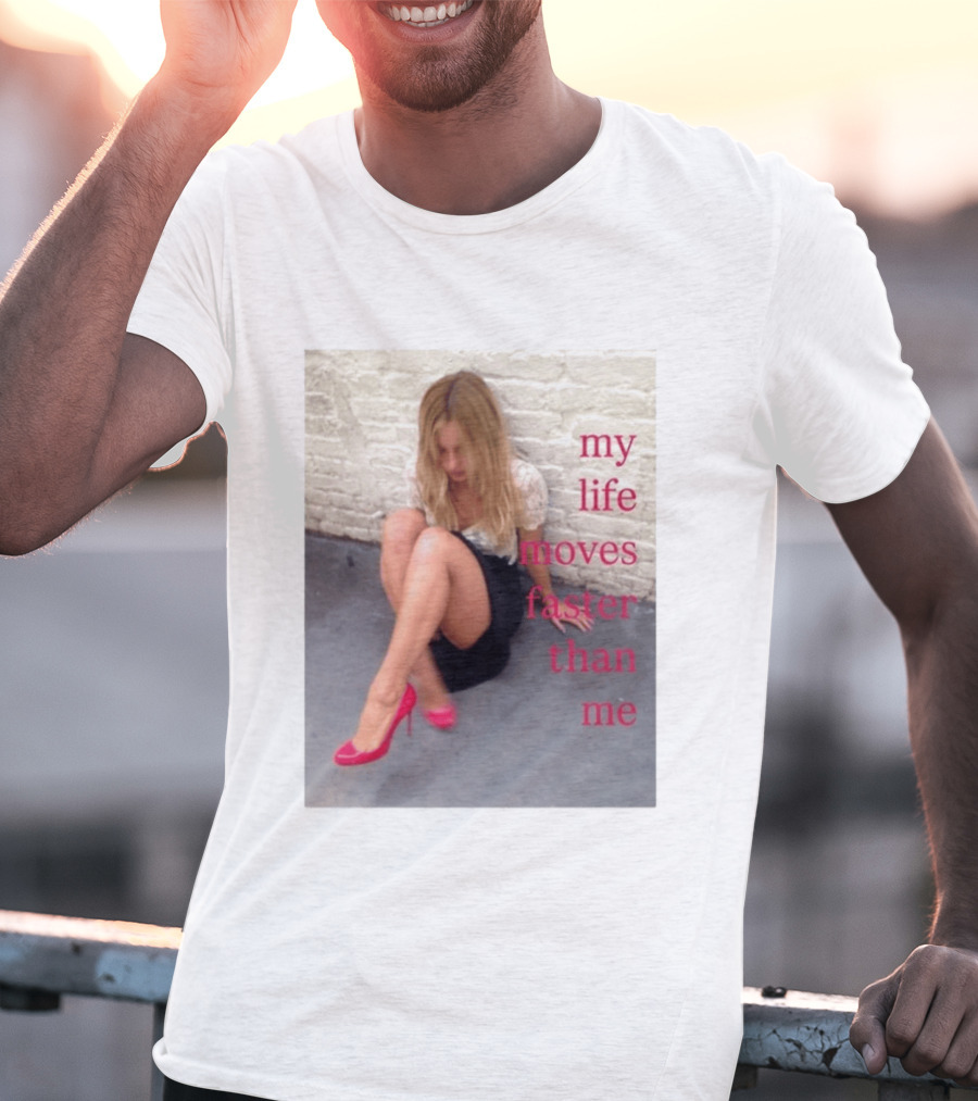 My Life Moves Faster Than Me Fashion Red Heels T-Shirt