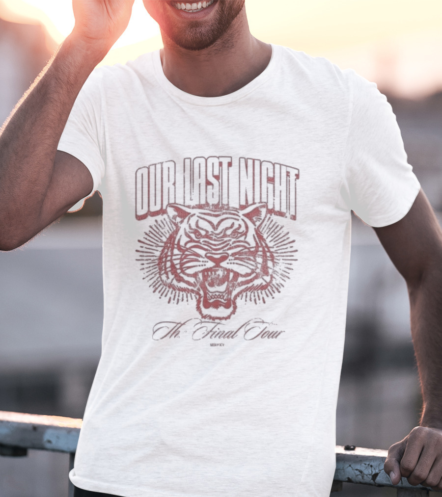 Our Last Night The Final Tour Tiger T-Shirt