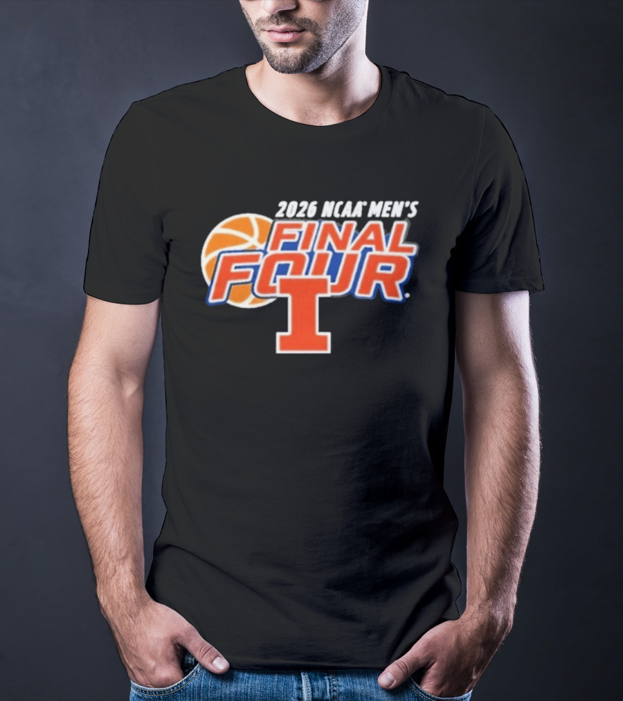 2026 NCAA Men's Final Four Illinois Fighting Illini T-Shirt