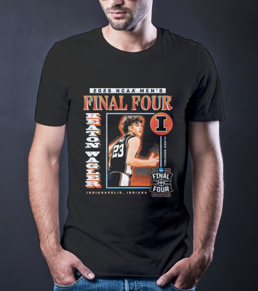 2026 NCAA Men's Final Four Keaton Wagler Indiana Basketball Indianapolis T-Shirt