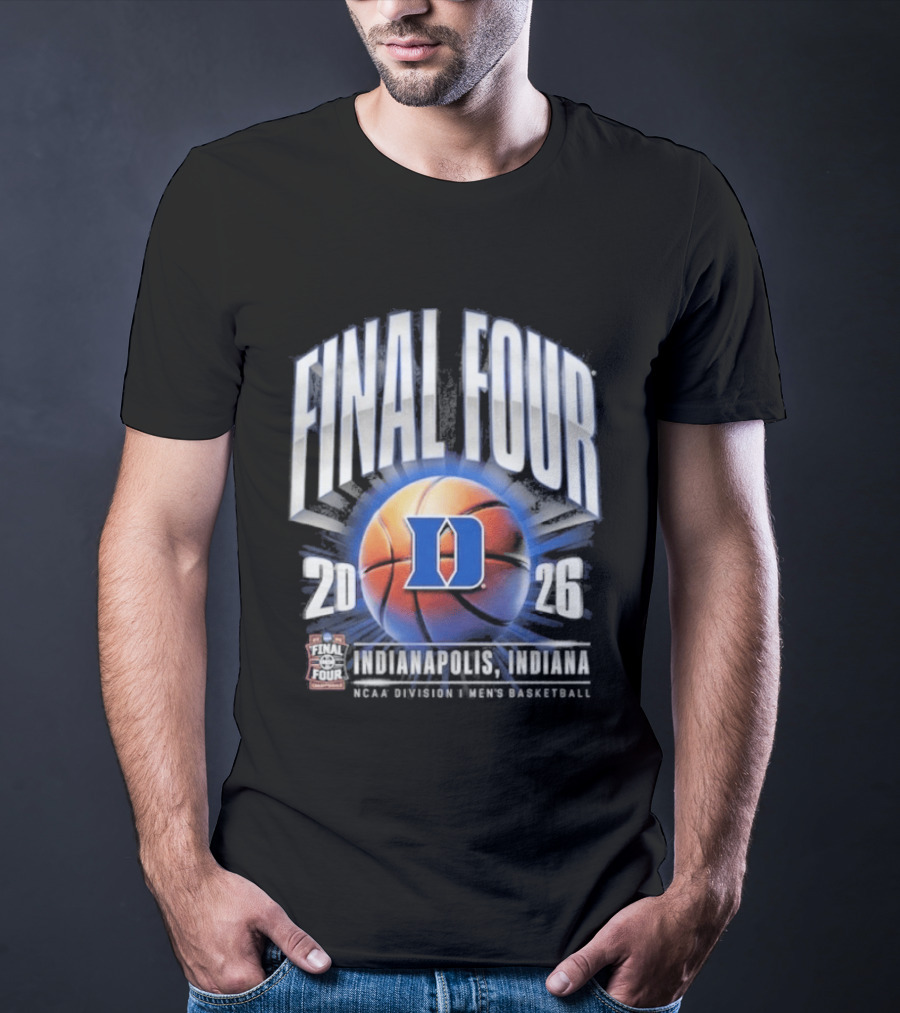 Duke Blue Devils 2026 Final Four NCAA Men's Basketball Tournament March Madness Indy T-Shirt