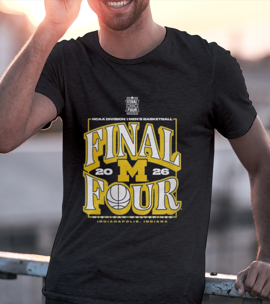 Indiana NCAA Men's Basketball Michigan Wolverines Final Four 2026 March Madness T-Shirt