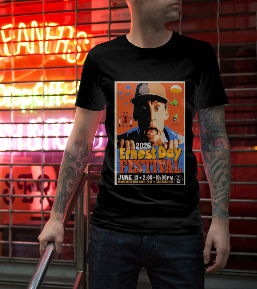 2026 Ernest Day Festival June 13 Montgomery Bell State Park Kamp Kikakee State Parks T-Shirt
