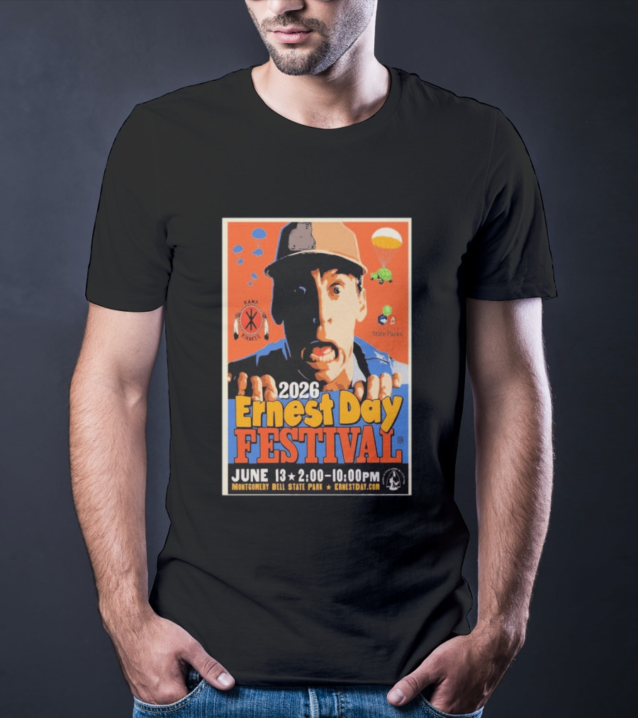 2026 Ernest Day Festival June 13 Montgomery Bell State Park Kamp Kikakee State Parks T-Shirt