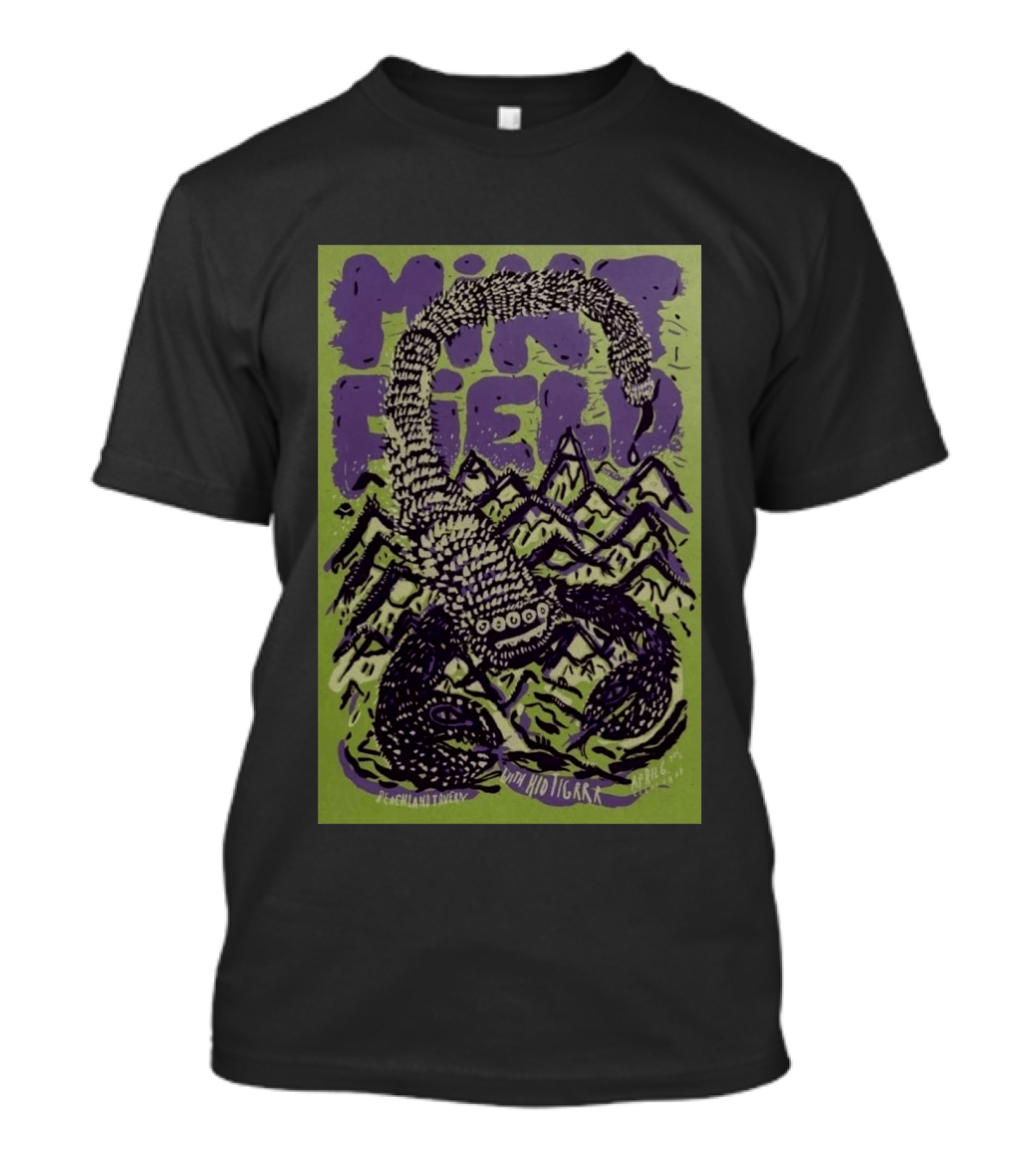 Mint Field Cleveland Beachland Ballroom Tavern Apr 06 2026 Scorpion And Mountains T-Shirt