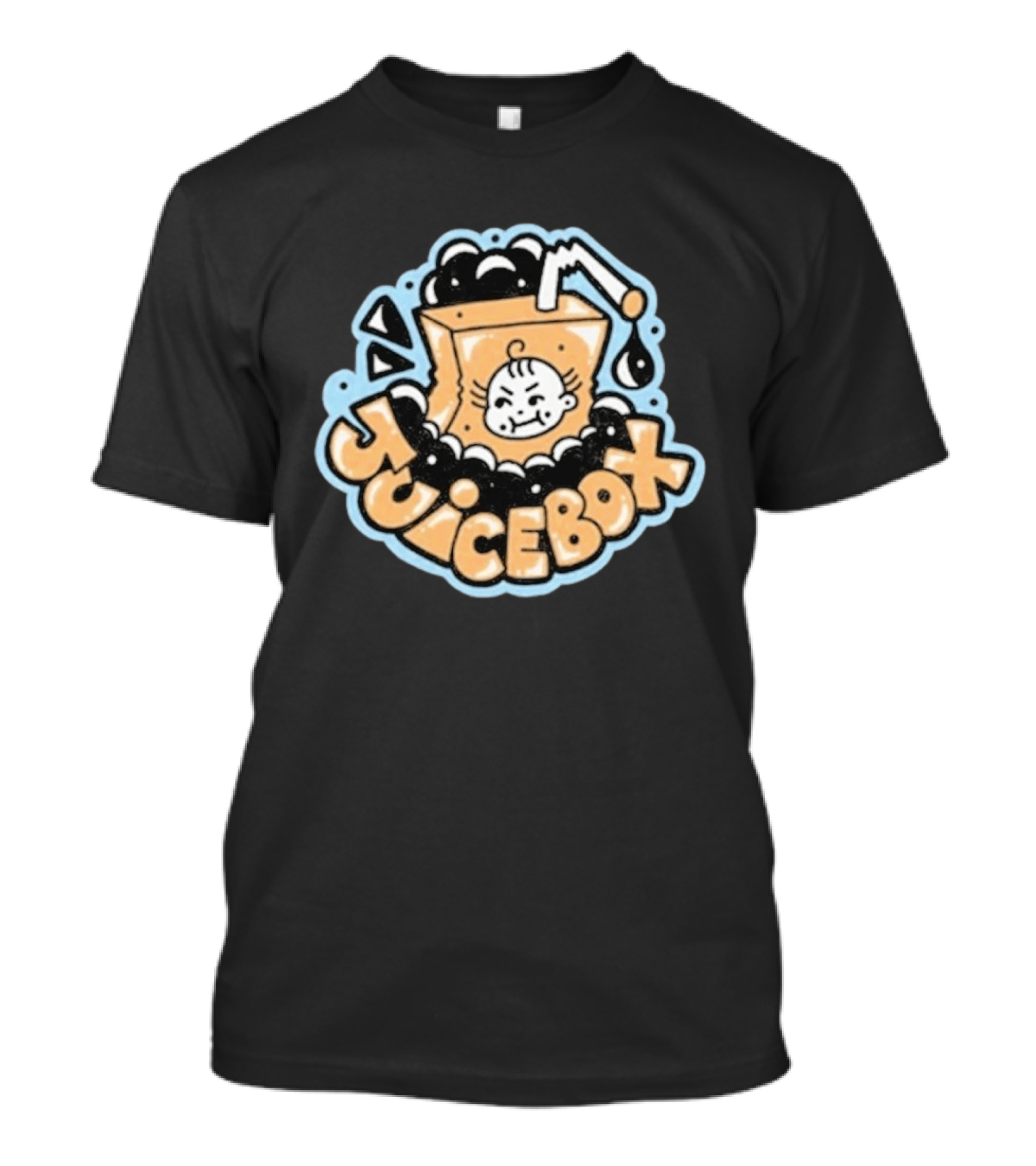 New Juicebox Bold Retro Cartoon Baby Face T-Shirt