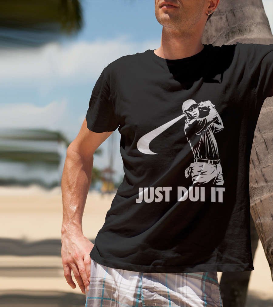 JUST DUI IT Tiger Woods Golf T-Shirt